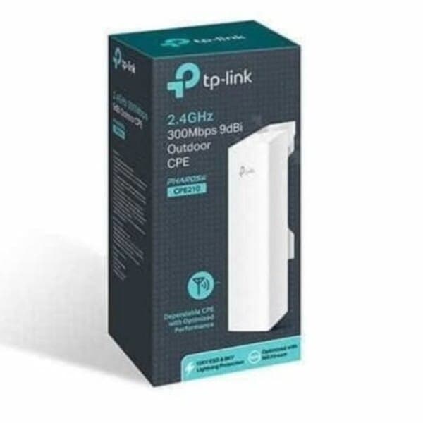 TP LINK vpe 210 2.4ghz 300mbps 9d bi outdoor cpe